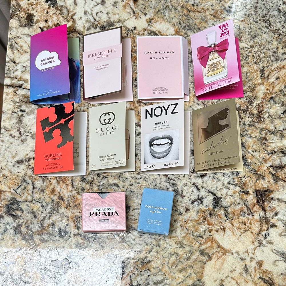 Assorted Fragrance Sample Collection